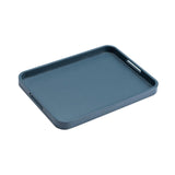 Maxbell Wooden Serving Tray Double Handles Decorative Tray for Lunch Wedding Dessert 40x29cm