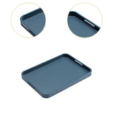 Maxbell Wooden Serving Tray Double Handles Decorative Tray for Lunch Wedding Dessert 40x29cm