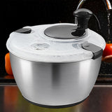 Maxbell Manual Vegetable Washer and Dryer Press Type for Vegetables Draining Lettuce