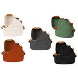 Maxbell 5Pcs Woven Baskets Organization for Organizing for Bathroom Laundry Entryway Green