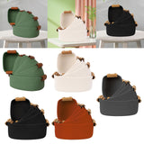 Maxbell 5Pcs Woven Baskets Organization for Organizing for Bathroom Laundry Entryway Green