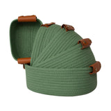 Maxbell 5Pcs Woven Baskets Organization for Organizing for Bathroom Laundry Entryway Green