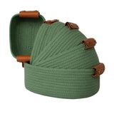 Maxbell 5Pcs Woven Baskets Organization for Organizing for Bathroom Laundry Entryway Green