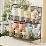 Maxbell 2 Tier Kitchen Counter Shelf Spice Organizer for Table Household Living Room