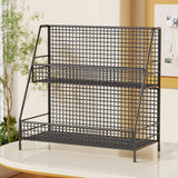 Maxbell 2 Tier Kitchen Counter Shelf Spice Organizer for Table Household Living Room