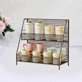 Maxbell 2 Tier Kitchen Counter Shelf Spice Organizer for Table Household Living Room