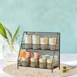 Maxbell 2 Tier Kitchen Counter Shelf Spice Organizer for Table Household Living Room