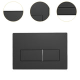 Maxbell Double Flush Actuator Plate Toilet Flush Button for Hotel Hostel Dorm 24.55x16.35x3cm