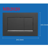 Maxbell Double Flush Actuator Plate Toilet Flush Button for Hotel Hostel Dorm 24.55x16.35x3cm