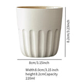Maxbell Coffee Cup Gift Vintage Ornament 220ml Restaurants Commercial Use Coffee Mug