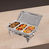 Maxbell Buffet Warmer Set Stainless Steel Food Warmer Set for Events Wedding Banquet 1 Grid