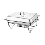 Maxbell Buffet Warmer Set Stainless Steel Food Warmer Set for Events Wedding Banquet 3 Grid