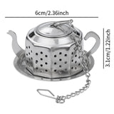 Maxbell Tea Infuser Reusable Lightweight Loose Leaf Strainer for Hotel Home Tea Room