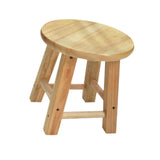 Maxbell Wood Stool Decorative Furniture Wooden Foot Stool for Apartment Doorway Home height 25cm Style A