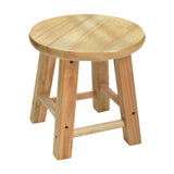 Maxbell Wood Stool Decorative Furniture Wooden Foot Stool for Apartment Doorway Home height 25cm Style A