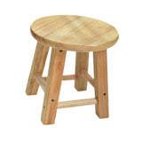 Maxbell Wood Stool Decorative Furniture Wooden Foot Stool for Apartment Doorway Home height 25cm Style A