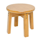 Maxbell Wood Stool Decorative Furniture Wooden Foot Stool for Apartment Doorway Home height 25cm Style A