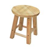 Maxbell Wood Stool Decorative Furniture Wooden Foot Stool for Apartment Doorway Home height 30cm Style A