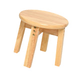 Maxbell Wood Stool Decorative Furniture Wooden Foot Stool for Apartment Doorway Home height 25cm Style B