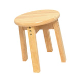 Maxbell Wood Stool Decorative Furniture Wooden Foot Stool for Apartment Doorway Home height 30cm Style B