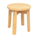 Maxbell Wood Stool Decorative Furniture Wooden Foot Stool for Apartment Doorway Home height 30cm Style B