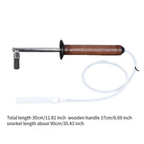 Maxbell Steam Clean Brush Wood Handle Coffee Brush for Coffee Grinder Coffee Machine