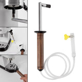 Maxbell Steam Clean Brush Wood Handle Coffee Brush for Coffee Grinder Coffee Machine