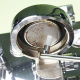 Maxbell Steam Clean Brush Wood Handle Coffee Brush for Coffee Grinder Coffee Machine
