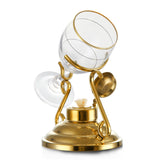 Maxbell Mug Drying Stand Stemware Rack Coffee Cup Bracket for Restaurant Cabinet Bar Gold