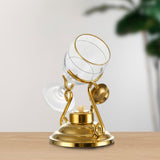 Maxbell Mug Drying Stand Stemware Rack Coffee Cup Bracket for Restaurant Cabinet Bar Gold