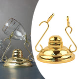 Maxbell Mug Drying Stand Stemware Rack Coffee Cup Bracket for Restaurant Cabinet Bar Gold