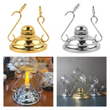 Maxbell Mug Drying Stand Stemware Rack Coffee Cup Bracket for Restaurant Cabinet Bar Gold