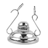 Maxbell Mug Drying Stand Stemware Rack Coffee Cup Bracket for Restaurant Cabinet Bar Silver