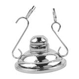 Maxbell Mug Drying Stand Stemware Rack Coffee Cup Bracket for Restaurant Cabinet Bar Silver