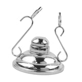 Maxbell Mug Drying Stand Stemware Rack Coffee Cup Bracket for Restaurant Cabinet Bar Silver