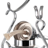 Maxbell Mug Drying Stand Stemware Rack Coffee Cup Bracket for Restaurant Cabinet Bar Silver