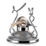 Maxbell Mug Drying Stand Stemware Rack Coffee Cup Bracket for Restaurant Cabinet Bar Silver