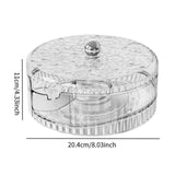 Maxbell Rolling Egg Storage Container Space Saving for Pantry Fridge Door Countertop Clear Single Tier