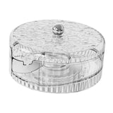 Maxbell Rolling Egg Storage Container Space Saving for Pantry Fridge Door Countertop Clear Single Tier
