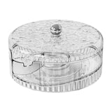 Maxbell Rolling Egg Storage Container Space Saving for Pantry Fridge Door Countertop Clear Single Tier