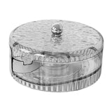 Maxbell Rolling Egg Storage Container Space Saving for Pantry Fridge Door Countertop Gray Single Tier