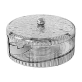 Maxbell Rolling Egg Storage Container Space Saving for Pantry Fridge Door Countertop Gray Single Tier