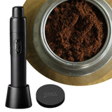 Maxbell Retractable Espresso Distribution Tool Coffee Tool for Kitchen Cafe black
