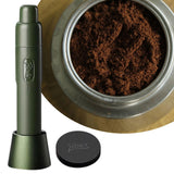 Maxbell Retractable Espresso Distribution Tool Coffee Tool for Kitchen Cafe green