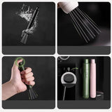 Maxbell Retractable Espresso Distribution Tool Coffee Tool for Kitchen Cafe green