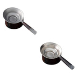 Maxbell Tea Filter Tea Ceremony Accessory for Teahouse Loose Leaf Tea Lover Gift Argent