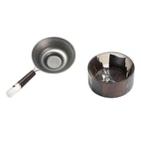 Maxbell Tea Filter Tea Ceremony Accessory for Teahouse Loose Leaf Tea Lover Gift Argent