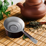 Maxbell Tea Filter Tea Ceremony Accessory for Teahouse Loose Leaf Tea Lover Gift Argent