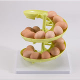 Maxbell Spiral Egg Dispenser Modern Egg Dispenser for Pantry Counter Kitchen