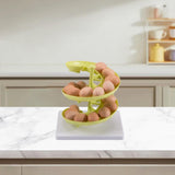 Maxbell Spiral Egg Dispenser Modern Egg Dispenser for Pantry Counter Kitchen